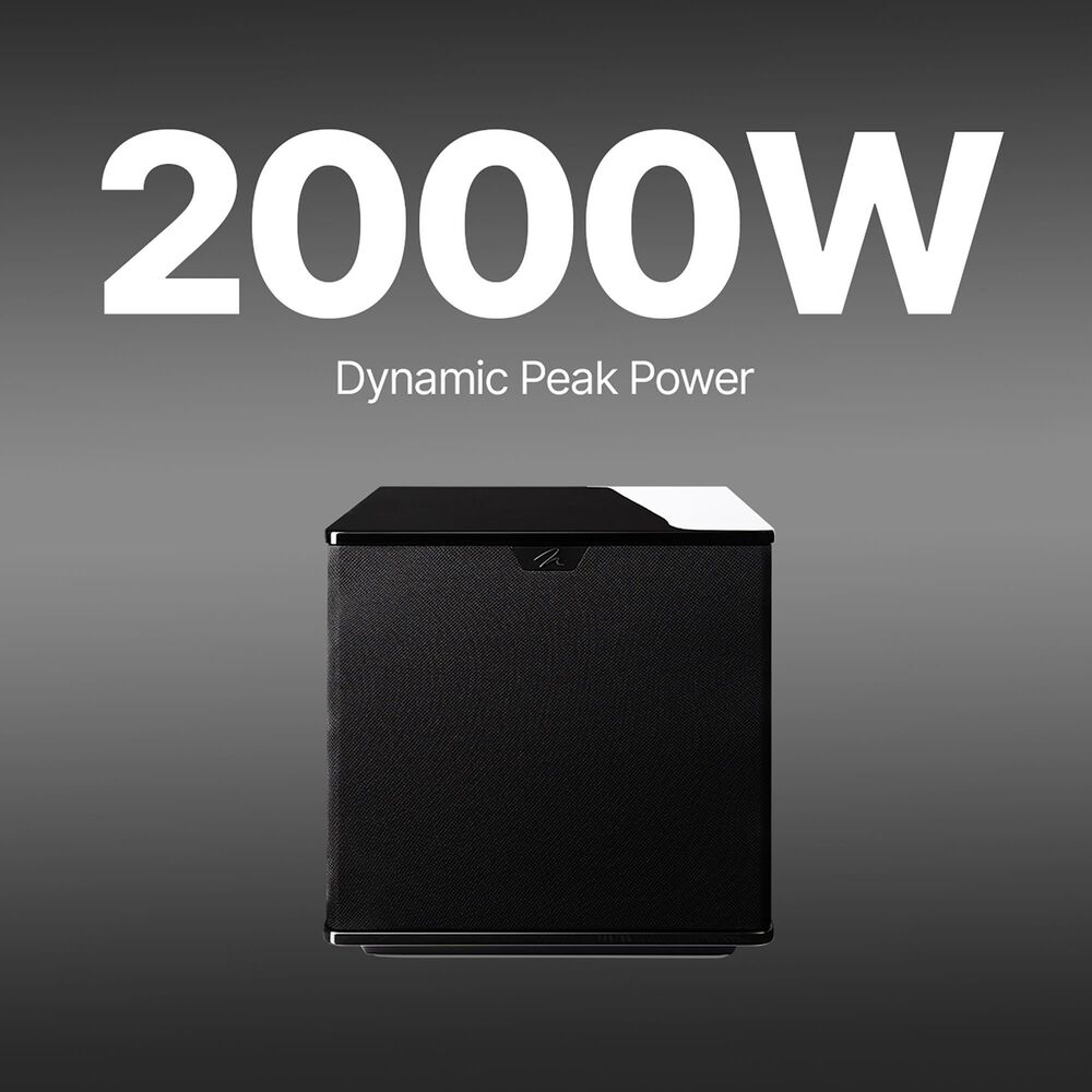 Martin Logan Grotto 12 Subwoofer in Gloss Black, , large