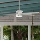 Hunter Solaria 72" Outdoor Ceiling Fan with LED Light in Fresh White, , large