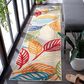 Safavieh Cabana 2"2" x 11" Ivory and Green Performance Runner, , large