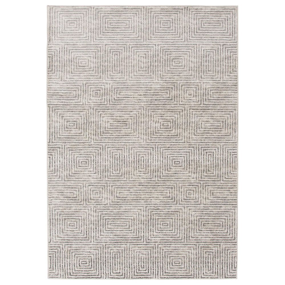 Central Oriental Clearwater Tessa 5" x 7"6" Biscuit and Ghost Area Rug, , large