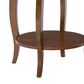 Linon Home Decor Rainbow Side Table in Hazelnut, , large