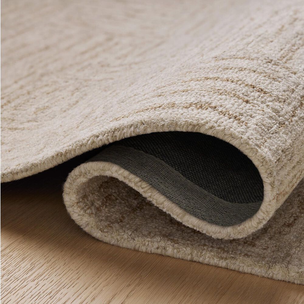 Chris Loves Julia x Loloi Polly 3&#39;6&quot; x 5&#39;6&quot; Smoke and Sand Area Rug, , large