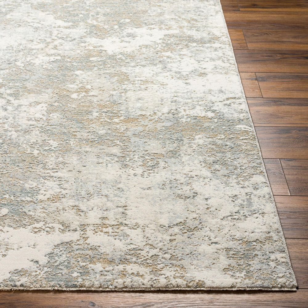 Surya Brunswick 5&#39; x 7&#39;5&quot; Cream, Blue, Olive, Light Slate, Taupe and Seafoam Area Rug, , large