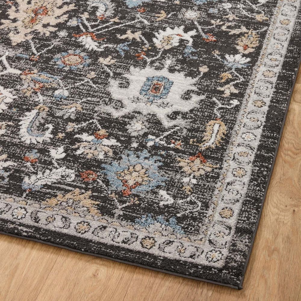 Loloi II Odette 2&#39;7&quot; x 8&#39; Charcoal and Multicolor Runner, , large