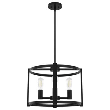 Hunter Astwood 18" 4-Light Chandelier in Matte Black, , large