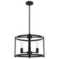 Hunter Astwood 18" 4-Light Chandelier in Matte Black, , large