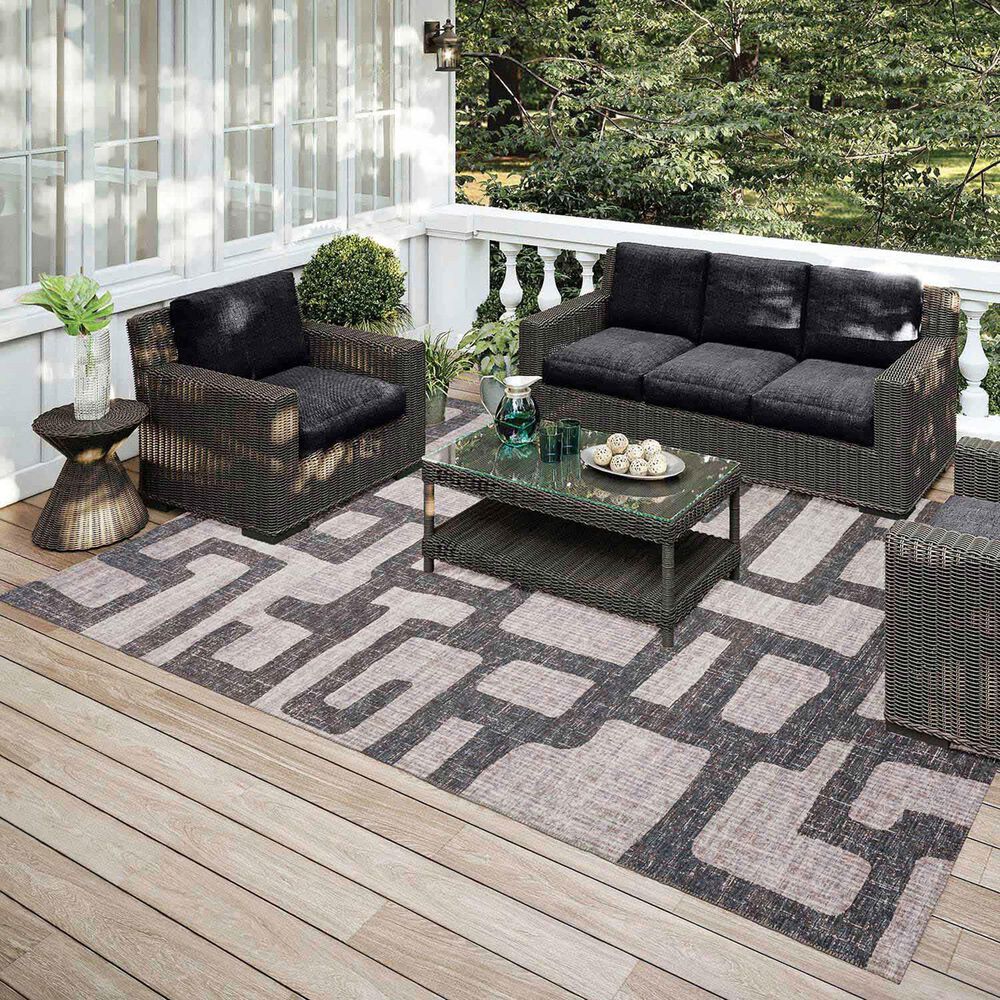 Dalyn Rug Company Sedona 10&#39; x 14&#39; Pebble Indoor/Outdoor Area Performance Rug, , large
