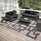 Dalyn Rug Company Sedona 10" x 14" Pebble Indoor/Outdoor Area Performance Rug, , large
