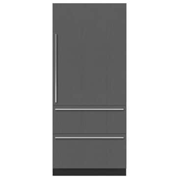 Sub Zero Designer 20.4 Cu. Ft. Over and Under Refrigerator with Internal Dispenser in Panel Ready, , large