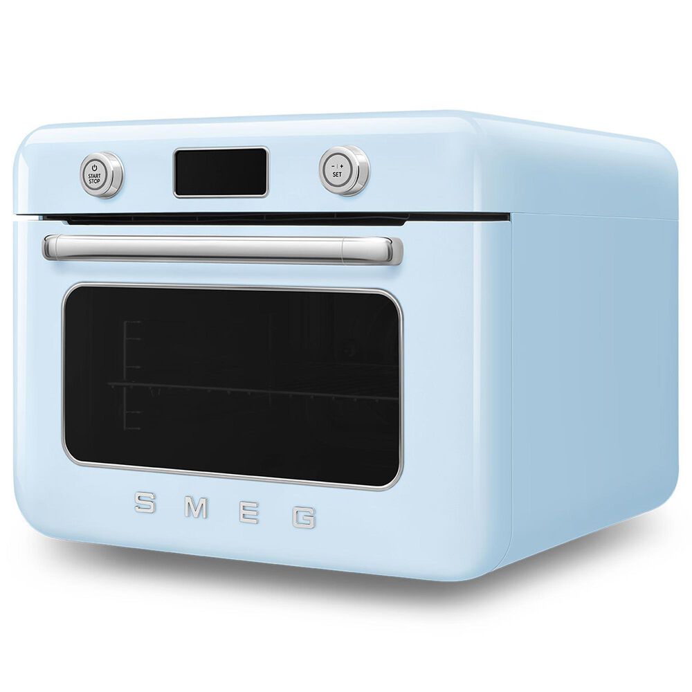 SMEG 1.06 Cu. Ft. Countertop Combi Steam Oven in Pastel Blue, , large