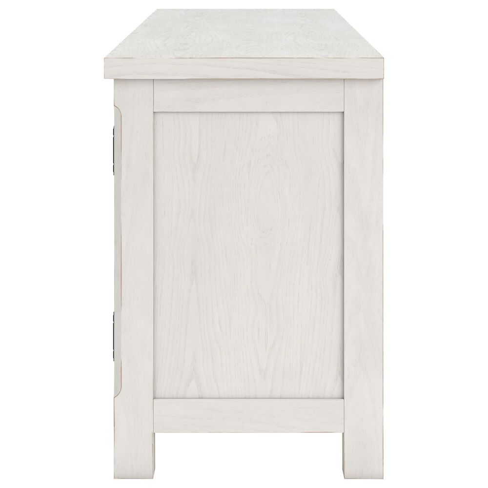 Ashley Robbinsdale 72&quot; Extra Large TV Stand in Antique White, , large