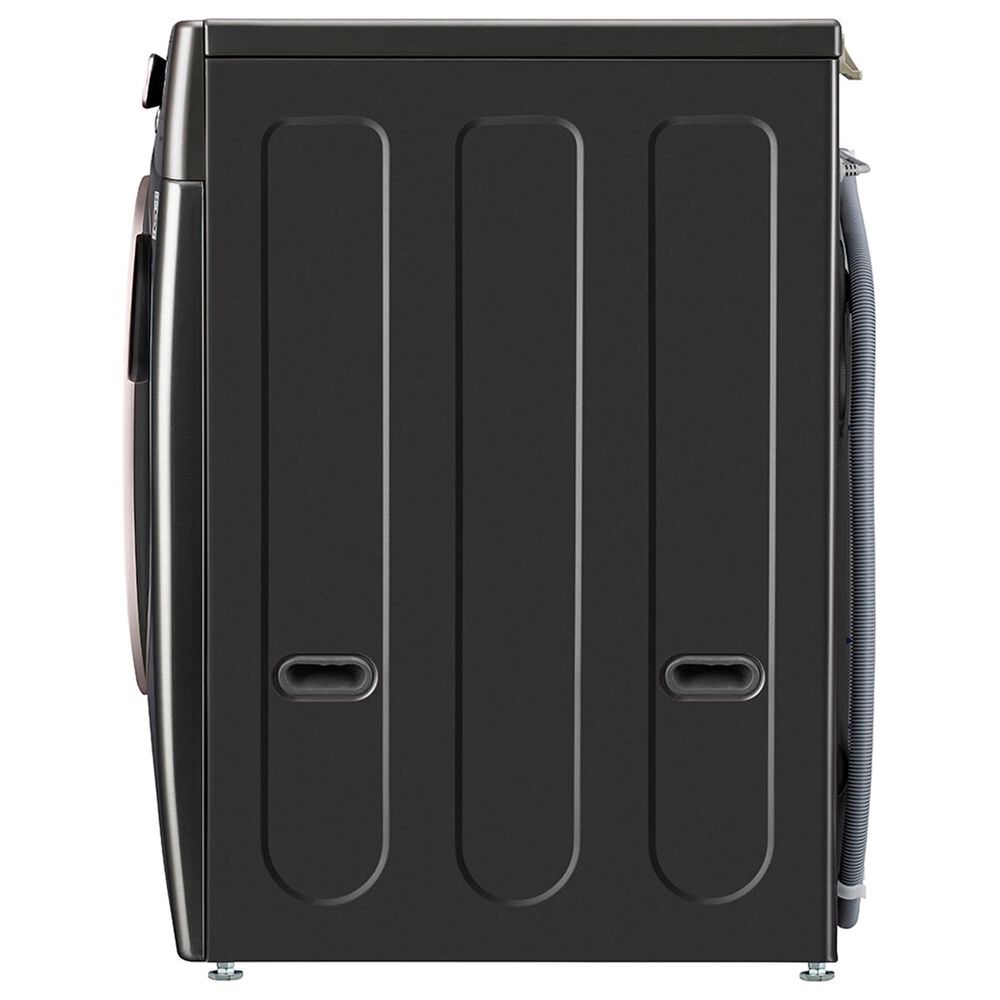 LG 4.5 Cu. Ft. Front Load Washer and 7.4 Cu. Ft. Electric Dryer with TurboWash 360 Laundry Pair in Black Steel, , large