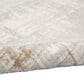 Nourison Rush 5"3" x 7"3" Ivory and Taupe Area Rug, , large