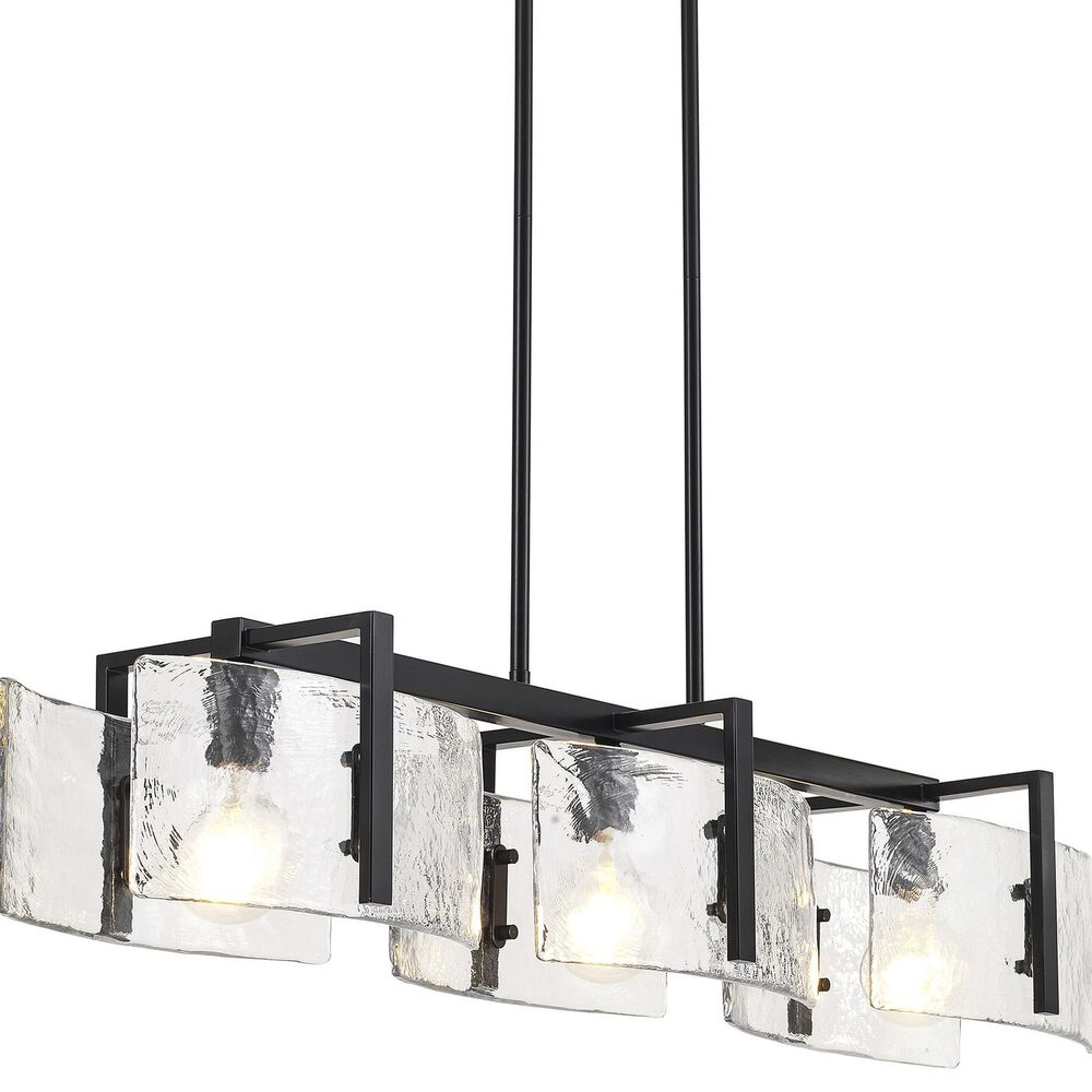Golden Lighting Aenon 3-Light Pendant Light in Matte Black, , large