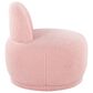 Lumisource Kimi Accent Chair in Pink Sherpa, , large