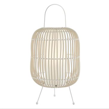 Lite Source Clement Outdoor Table Lamp in White, , large