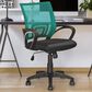 CorLiving Workspace Office Chair with Teal Mesh Back, , large