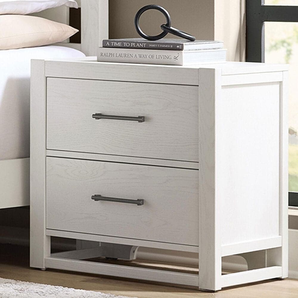 Viceray Collections Lodge and Loft 4-Piece Queen Bedroom Set in Soft White, , large
