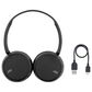 JVC On-Ear Wireless Headphones in Carbon Black, , large