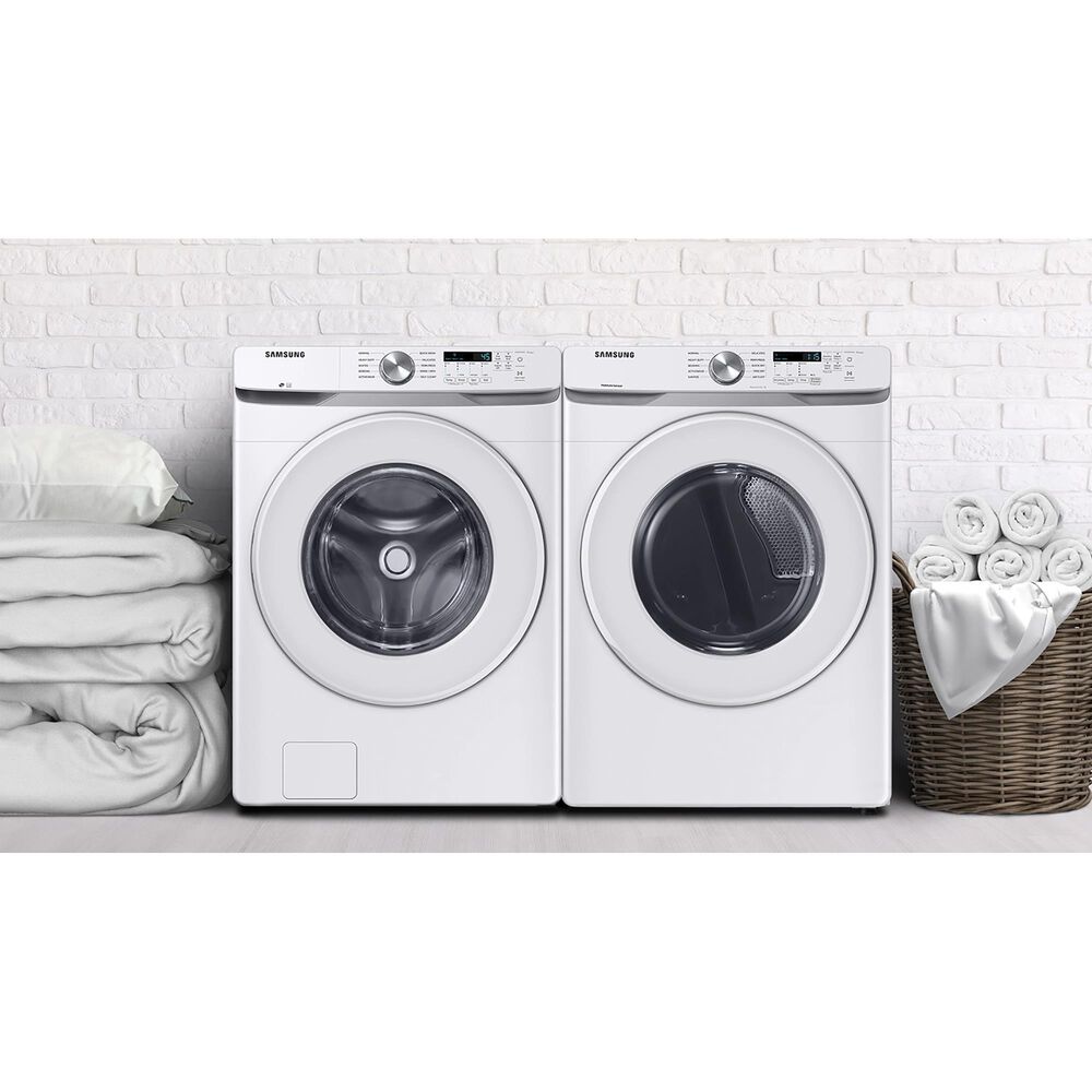 Samsung 7.5 Cu. Ft. Front Load Long Vented Electric Dryer in White, , large