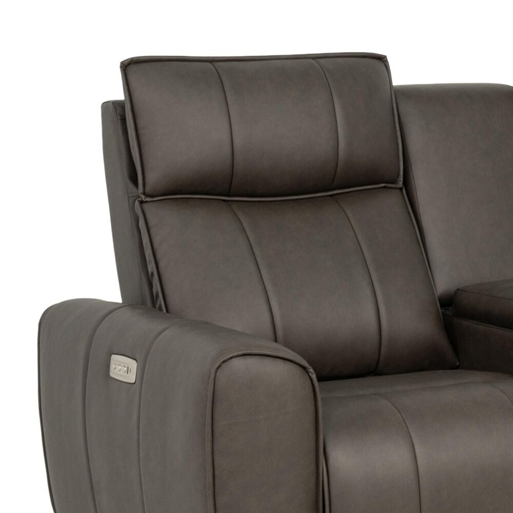Aurora Furnishings Power Headrest Reclining Loveseat in Dallas Espresso, , large