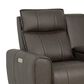 Aurora Furnishings Power Headrest Reclining Loveseat in Dallas Espresso, , large
