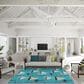 Dalyn Rug Company Harbor 9" x 12" Teal Indoor/Outdoor Area Rug, , large