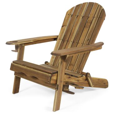 Noble House Bellwood Patio Adirondack Chair in Natural, , large