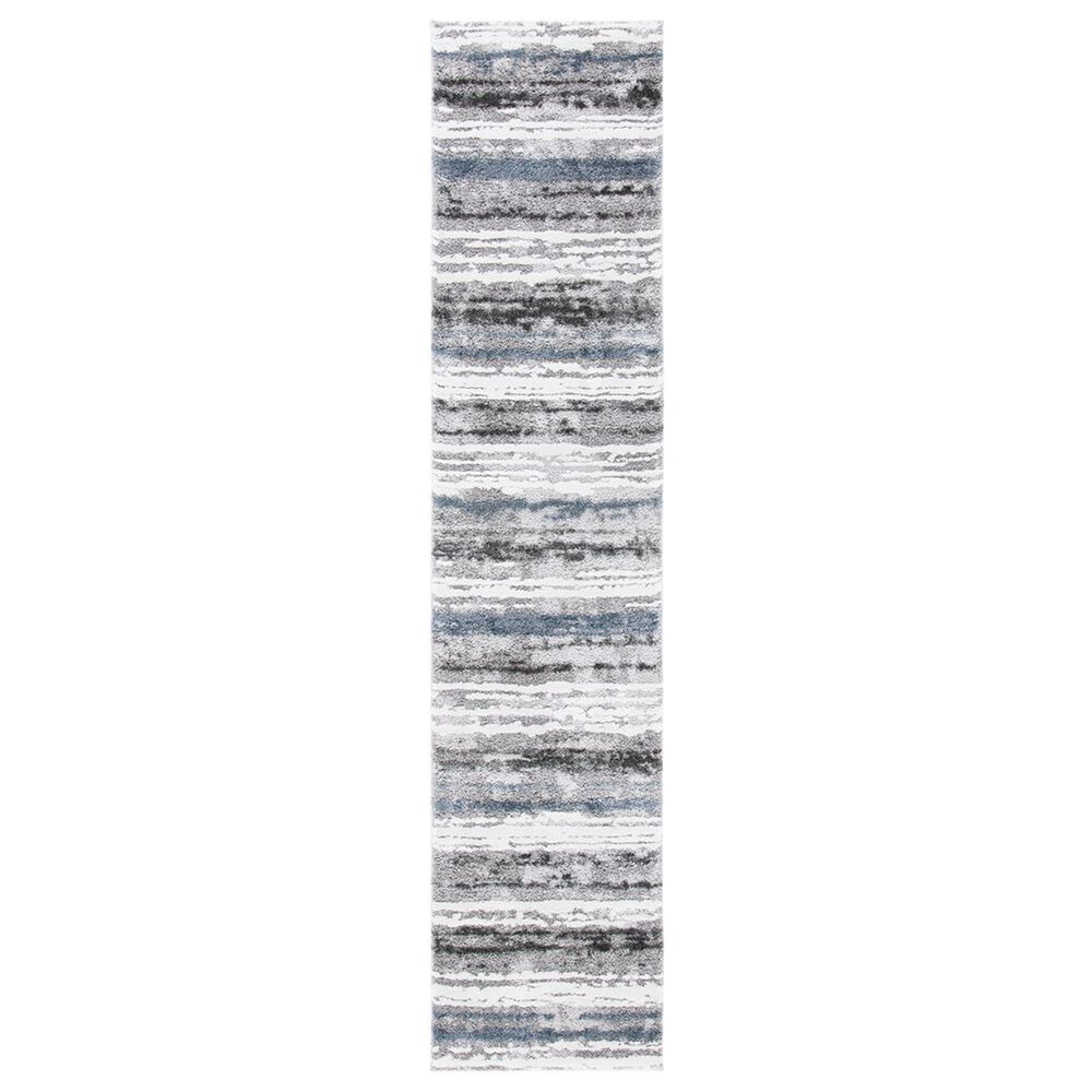 Safavieh Century 2" x 9" Grey and Blue Runner, , large
