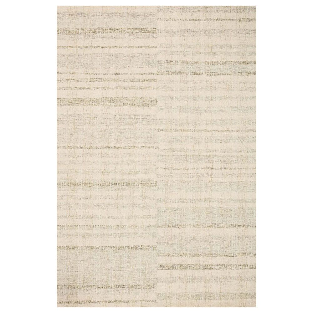 Chris Loves Julia x Loloi Chris 7"9" Square Natural and Sage Area Rug, , large