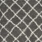 Safavieh Dallas Shag SGD258A-28 2"3" x 8" Dark Grey/Ivory Runner, , large