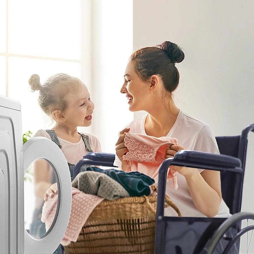 Samsung 7.5 Cu. Ft. Front Load Long Vented Electric Dryer in White, , large