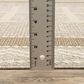 ROW by Oriental Weavers Zarina ZAR08 Beige and Brown 3"3" x 5" Indoor/Outdoor Area Rug, , large