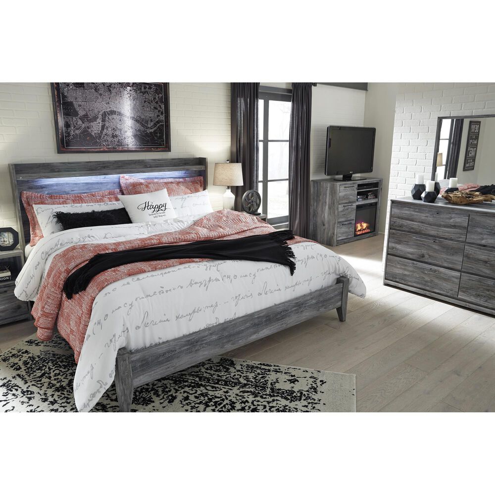 Ashley Baystorm 3 Piece King Bedroom Set in Gray, , large
