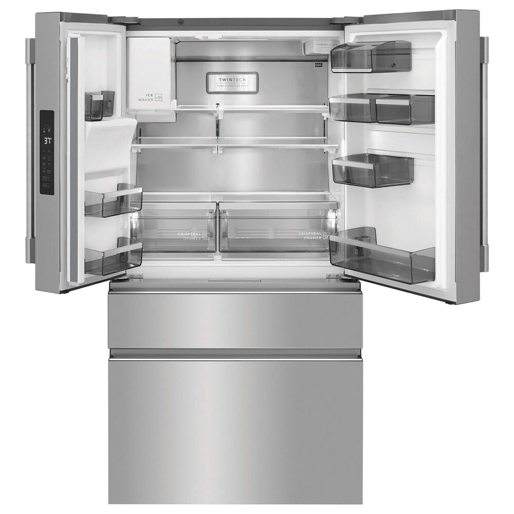 Frigidaire Professional 2-Piece Kitchen Package with 21.4 Cu. Ft. Smart French Door Refrigerator and 24&quot; Dishwasher in Stainless Steel, , large