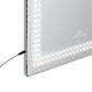 Impressions Vanity Stage Lite Rectanglar Full Length Vanity Mirror in Silver, , large