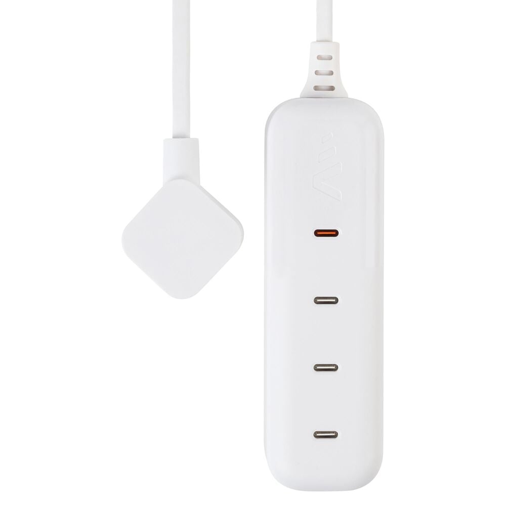 Ventev 4-Port USB-C Universal UltraFast Multiport Charging Station in White, , large