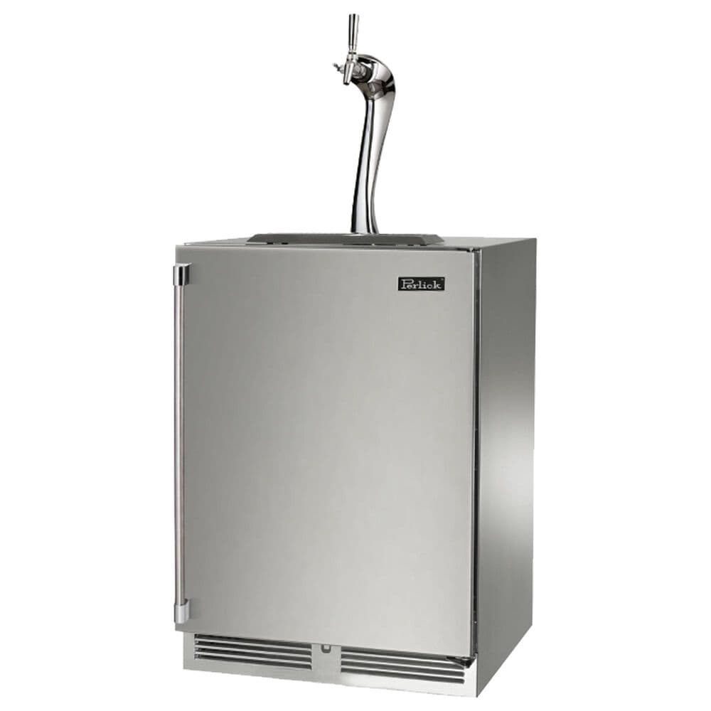 Perlick 5.2 Cu. Ft. Indoor Signature Series Beverage Dispenser with Left Hinge and Single Tap in Panel Ready, , large