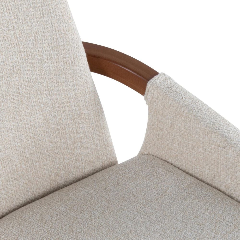 LumiSource Cosmo Accent Chair with Fabric Cushion in Cream, , large
