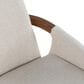 LumiSource Cosmo Accent Chair with Fabric Cushion in Cream, , large
