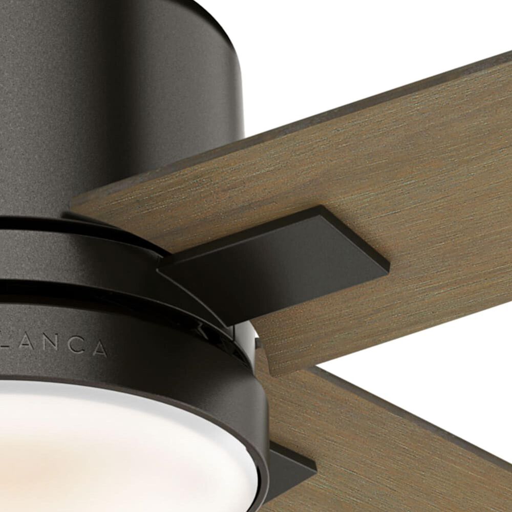 Hunter Axial 52&quot; Ceiling Fan with LED Light in Noble Bronze and River Timber, , large