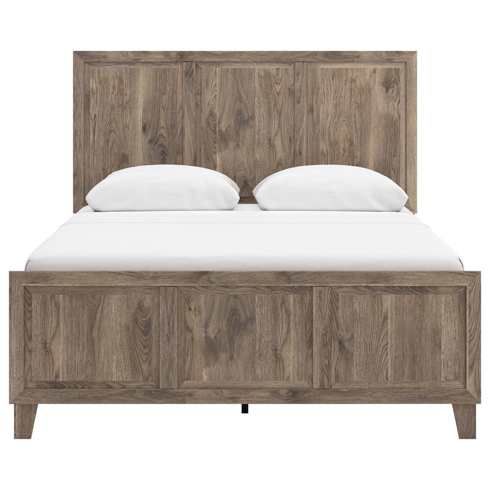 Ashley Rusticott Queen Panel Bed in Brown, , large