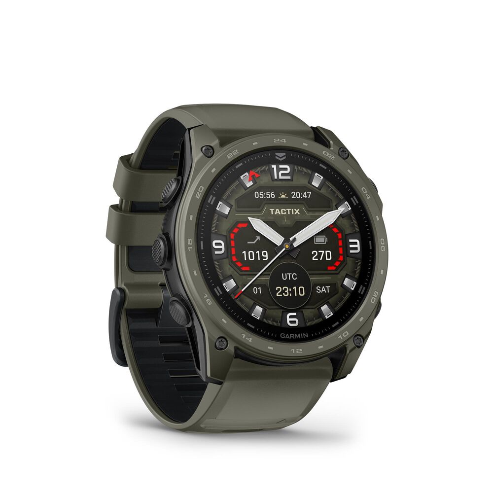 Garmin tactix 8 AMOLED Smartwatch 51 mm in Olive Drab Cerakote Coating, , large