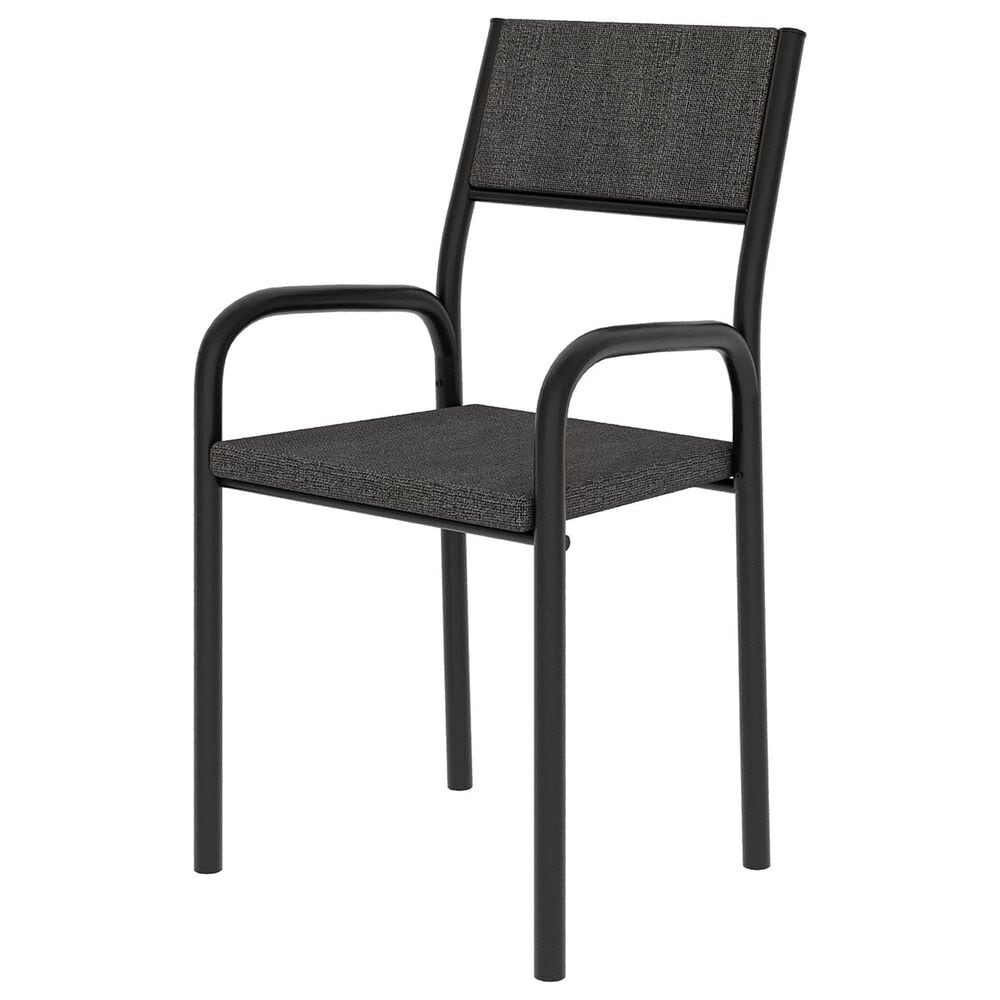 Rta Products Llc Office Visiting Chair with Metal Frame in Grayish Black, , large