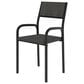 Rta Products Llc Office Visiting Chair with Metal Frame in Grayish Black, , large