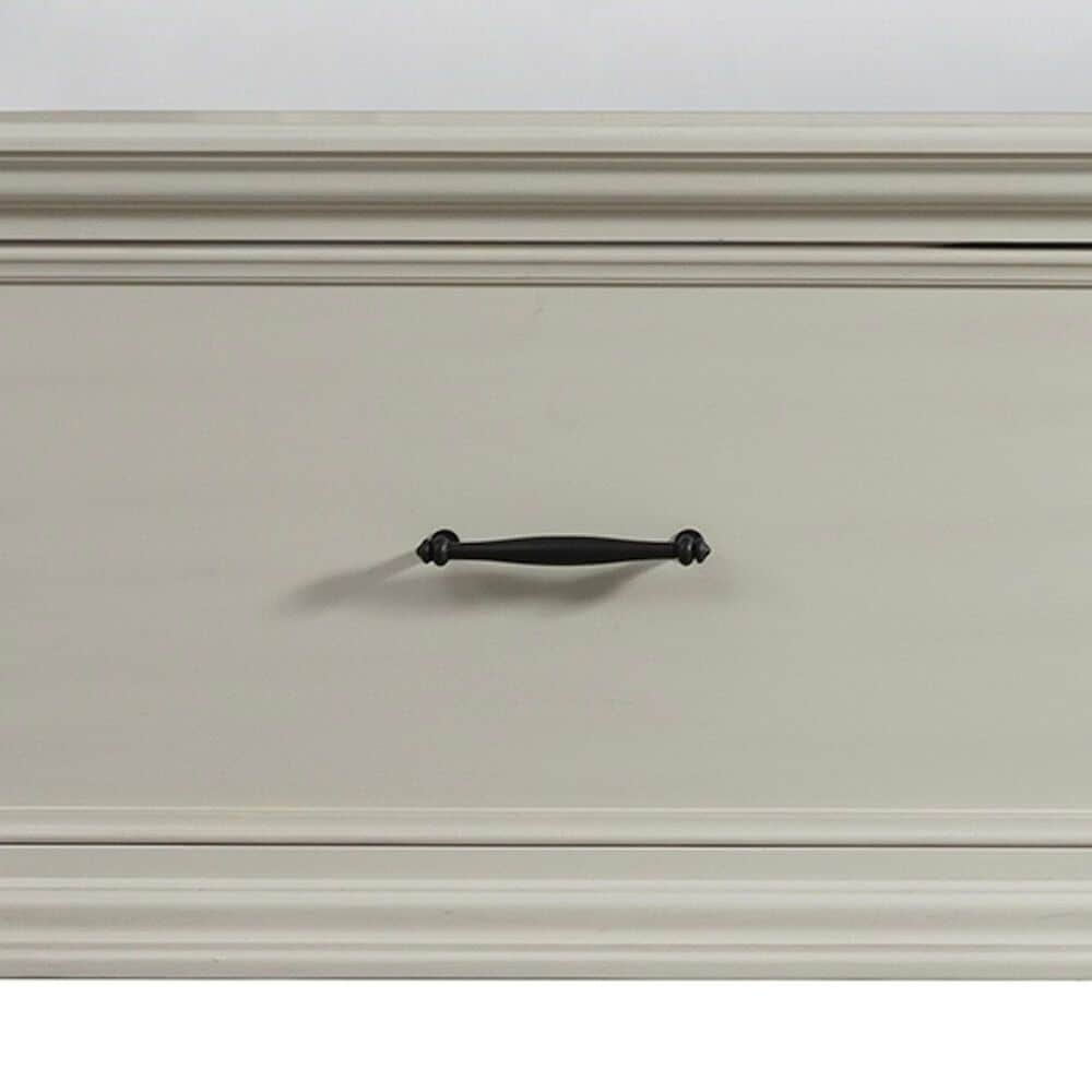 Mayberry Hill Slater King Storage Bed in Antique White, , large