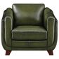 Hydeline Fremont Stationary Chair and Ottoman Set in Emerald, , large