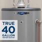 GE Appliances RealMAX Premium 40-Gallon Short Natural Gas Atmospheric Water Heater in Gray, , large