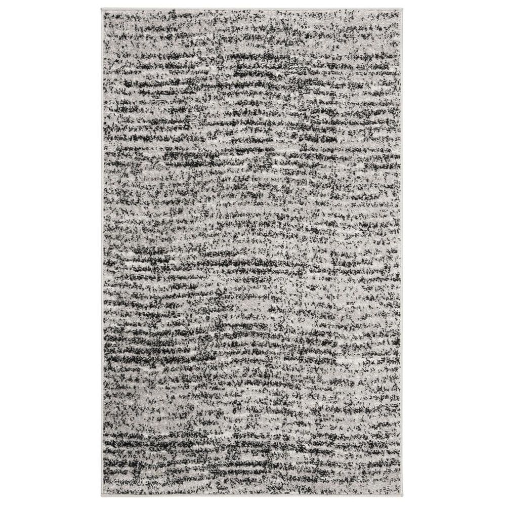 Safavieh Adirondack ADR117A 3" x 5" Black and Silver Area Rug, , large