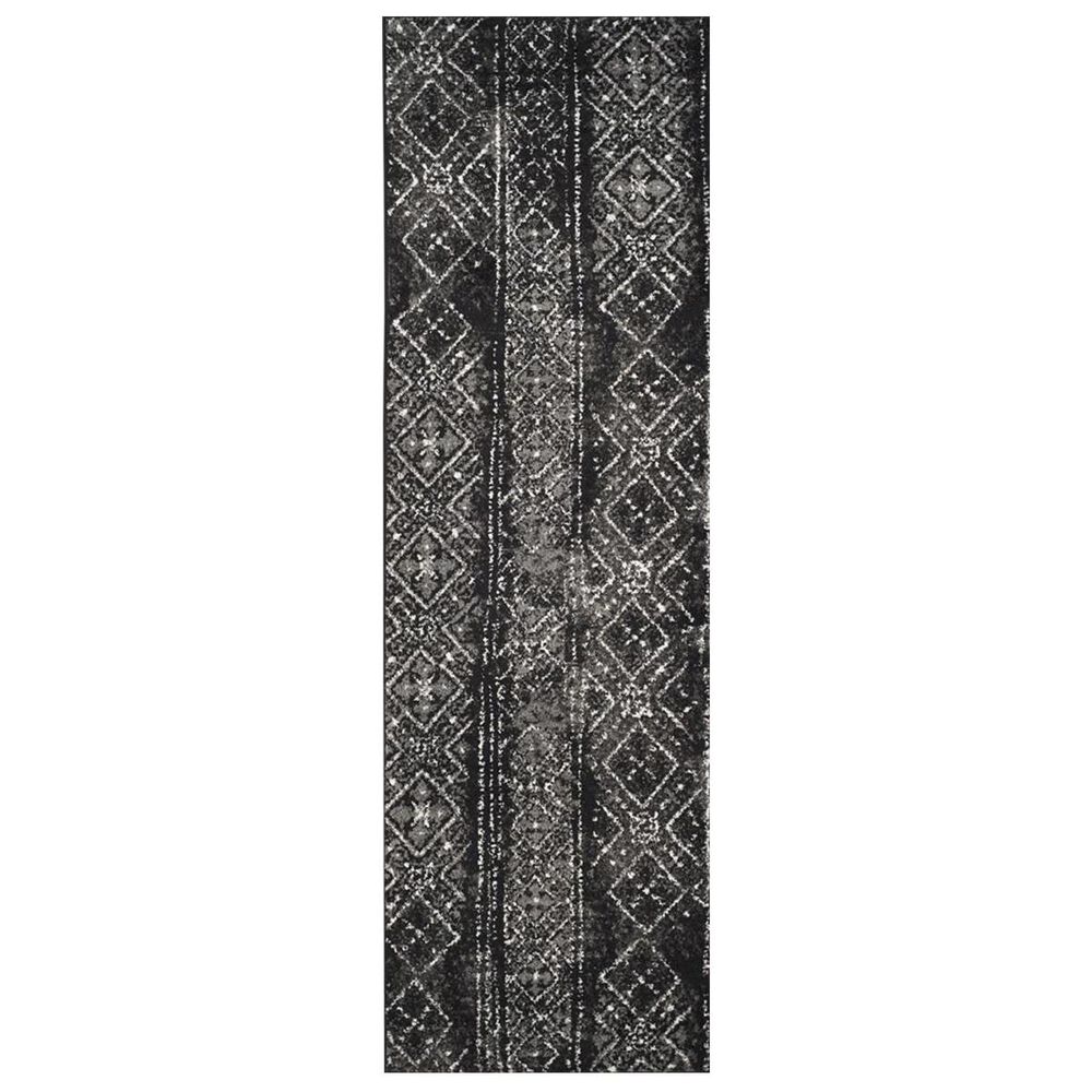 Safavieh Adirondack ADR111C 2&#39;6&quot; x 8&#39; Black and Silver Runner, , large